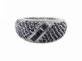 Blauer Saphir Jubiläum Band Ring für Ihn 2 Karat Saphir - £58.80 GBP