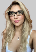 New Vintage ALAIN MIKLI AL 1211 0101 53mm Black Cat Eye Women's Eyeglass... - $349.99