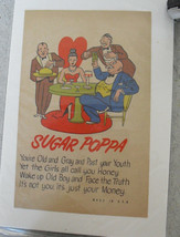 Vintage 1920s Comic Print Sugar Poppa Men and Women - £14.71 GBP
