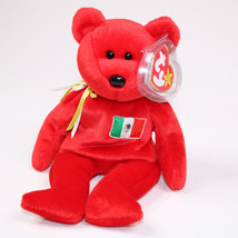RARE TY BEANIE BABY OSITO BEAR 1999 Mexican Bear P.E. Pellets Retired Re... - £10.64 GBP