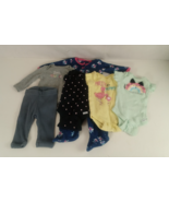 Girl Clothes Size Newborn Mixed Brands Lot Of 6 Pieces (D) - $17.64 CAD