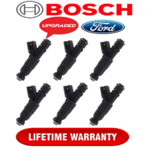 New Hp Upgrade Oem Bosch x6 4 Hole 30LB Iv Gen Fuel Injectors For 06-08 Ford 4.2 - $346.49