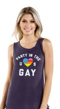 Tipsy Elves Womens Tank Top Gay Pride XXL Party in the us gay - £12.01 GBP