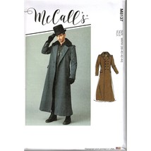 McCall&#39;s M8137 Mens 38 to 44 Double-Breasted Trench Coat Uncut Sewing Pattern - £13.13 GBP