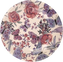 9.5 Inch Little Butterflies Design Pasta Bowl Set of 6 Made In Portugal - $79.14