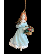 Irish Girl Angel Christmas Ornament Harp Basket Mistletoe Magic Woman Vi... - $289.38 MXN