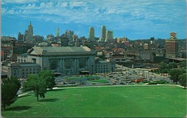 Union Station and Sky Line Kansas City MO Postcard PC570 - $4.99