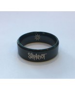 SLIPKNOT Ring Size 8-13 Black Tungsten Carbide Wedding Band 8mm - €21,41 EUR