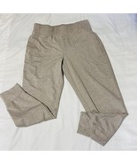 Zobha Womens Sz L Heathered Brown Stretch Pull On Jogging Leggings Yoga ... - €16,49 EUR