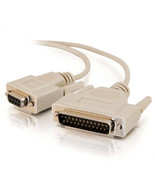 DB9 Female to DB25 Male    cable 1 foot length - $12.42