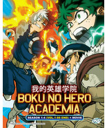 Boku No Hero Academia Season 1-4 DVD Vol.1 - 88 end + Movie English Dubb... - £37.07 GBP