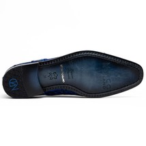 Dress Shoes Animal Skin Oxford Asti Electric Blue image 5