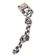 Bow Wow Pet Holly Jolly Loops N Knots Rope Toy For Dogs Promotes Dental ... - €20,47 EUR