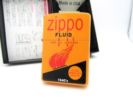 Antique Fluid Fuel Oil Tin Can Design 1940&#39;s ZIPPO 2006 MIB Rare - £92.59 GBP
