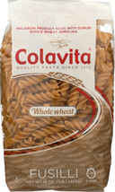 COLAVITA WHOLE WHEAT CUT FUSILLI Pasta 20x1Lb - $49.00