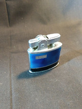 Penguin &quot;Whirlwind&quot; Superative Automatic Lighter Made In Japan Cobalt Bl... - $29.95