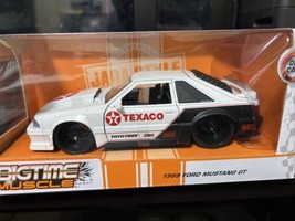FORD MUSTANG GT 1989 JADA BIG TIME MUSCLE 1:24 NEW TEXACO TOYO PAS #3503... - £47.18 GBP