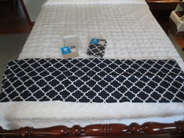 2 Nip Essential Home C API Tal Indigo 100% Polyester Valances - 60&quot; W X 16&quot; L - $11.88