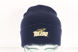Vintage Spell Out University of Toledo Ribbed Knit Winter Beanie Hat Cap... - $29.65