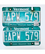 2020 United States Vermont Green Mountain Truck License Plate APW 579 - $28.50 CAD