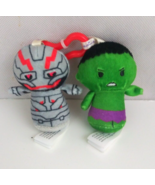 Hallmark Itty Bittys Clippys Marvel Hulk &amp; Ultron 3&quot; Plush - $13.85