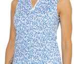 NWT TOMMY BAHAMA Blue White Coral Reef Sleeveless Golf Shirt Polo S M L XL - £39.22 GBP