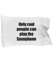 Saxophone Player Pillowcase Musician Funny Gift Idea Bed Body Pillow Cover Case  - £17.10 GBP