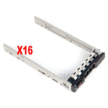 Lot Of 16, 2.5&quot; Sas Sata Hdd Hard Drive Tray Caddy For Dell Poweredge R7... - $158.77