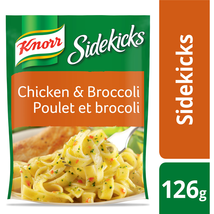 12 Pouches Of Knorr Sidekicks Chicken &amp; Broccoli Pasta 126g /4.4 oz Each... - £35.57 GBP