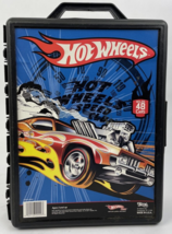 Vintage Hot Wheels Carrying Tara Toy Corp Black Box 48 Car Storage Case ... - $27.71