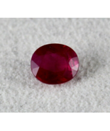 CERTIFIED NATURAL HEATED BURMA RUBY OVAL CUT 1.51 CTS LOOSE STONE RING P... - £5,163.83 GBP
