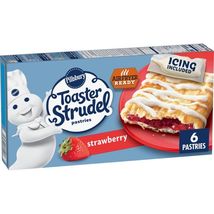 Pillsbury Frozen Toaster Strudel Pastries, Strawberry, 6 Ct, 11.7 oz - $5.99