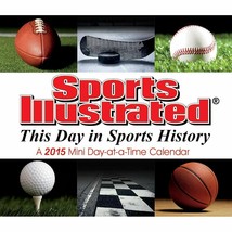 Sports Illustrated This Day in Sports History 2015 Mini Desk Calendar - £8.69 GBP