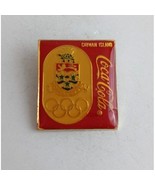 Vintage Coca-Cola Cayman Island Olympic Lapel Hat Pin - $14.36