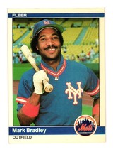 1984 Fleer #581 Mark Bradley New York Mets - £1.56 GBP