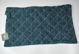 fresh mint NWT 24”x14” geometric chenille woven jacquard throw pillowcase T1 - £23.97 GBP