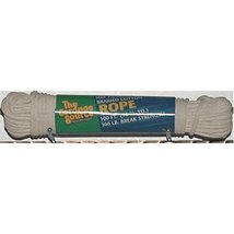 The Cordage Source 3/16 in. Dia. x 100 ft. L White Braided Cotton Clothe... - $19.23