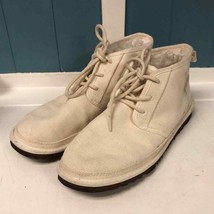 UGG Mens Neumel Natural Ankle boots tencel lined in neutral hemp upper sz 10 - £70.33 GBP