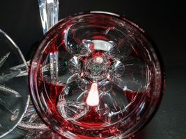Faberge  Lausanne Crystal  Goblets 8.5" Tall in original  case NIB image 8
