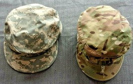 PRE-OWNED Acu Ucp &amp; Multicam Ocp Patrol Cap 7 1/4 Authorized Uniform Hat - £22.33 GBP