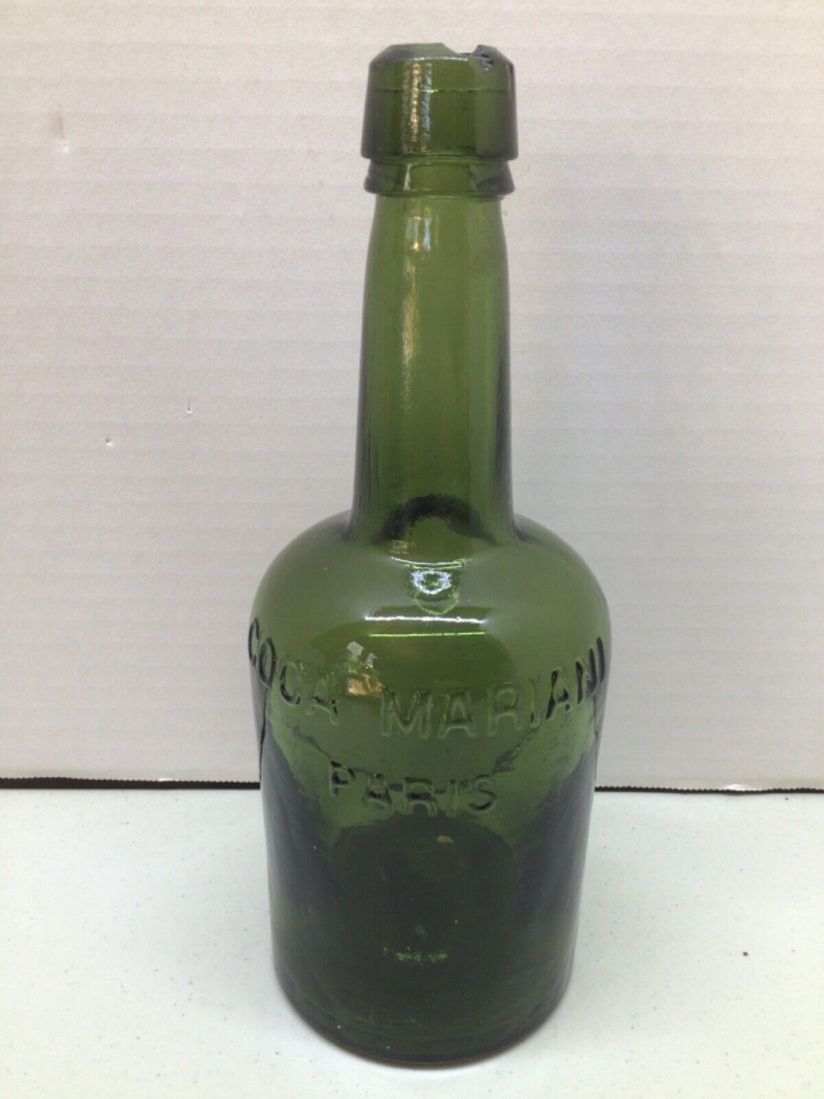 RARE ORIGINAL VIN MARIANI COCA COCAINE TONIC WINE BOTTLE 1800s PRE COKE COLA - $247.49