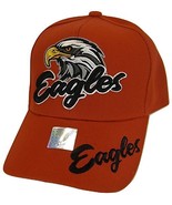 Men's Eagles Adjustable Baseball Cap (Red) - £11.75 GBP