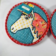 The Pioneer Woman Quilted Animal Trivet, Horse 10&quot; Diameter - Set of 2 - £12.65 GBP