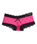 Women&#39;s Lace Trimmed Sexy Lingerie Polkadot Two Tone Pink Boyshorts - $177.38 MXN+