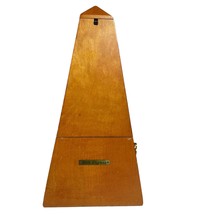 Vintage Seth Thomas Metronome De Maelzel #10 Wood Key Wound Music Timer ... - £77.43 GBP