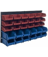 Wall Mounted Storage Parts Rack Screw Bolt Shop Garage Tool Box 30 Bin O... - £83.29 GBP