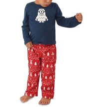 Munki Munki Matching Toddler Holiday Minions Family Pajama Set,Red,2T - £20.63 GBP