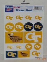 WinCraft Georgia Tech Yellow Jackets Sticker Sheet - £10.89 GBP