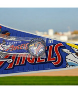 MLB Anaheim Angels Vintage Circa 1998 Baseball Pennant 30&quot; Size with pin... - $39.59