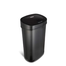 Dzt-50-9Bk Automatic Touchless Infrared Motion Sensor Trash Can, 13 Gal 50L, Bla - £96.14 GBP